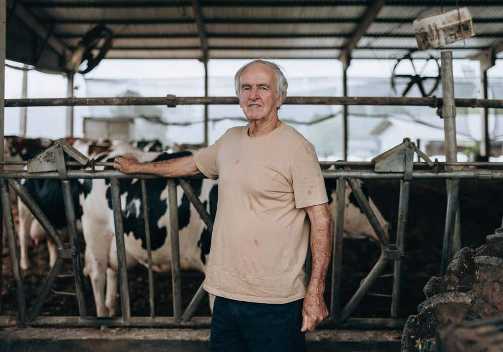 Victorian dairy farmer Australia